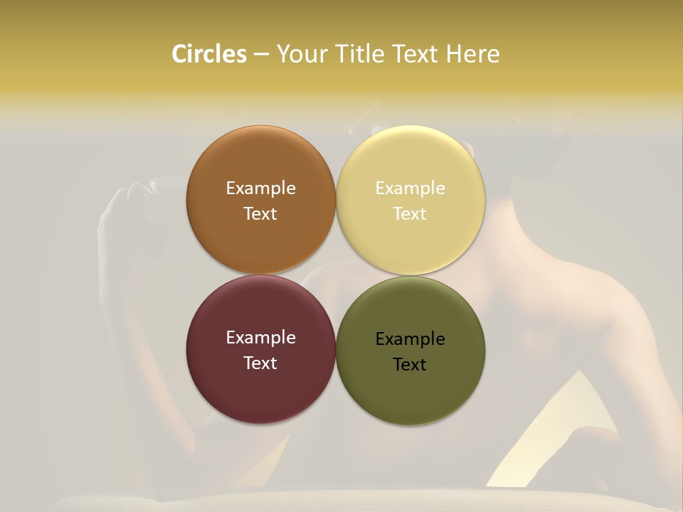 Person Drink Face PowerPoint Template