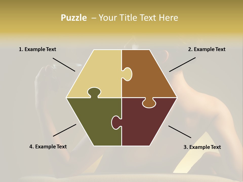 Person Drink Face PowerPoint Template