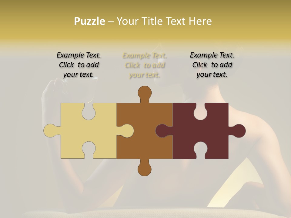 Person Drink Face PowerPoint Template