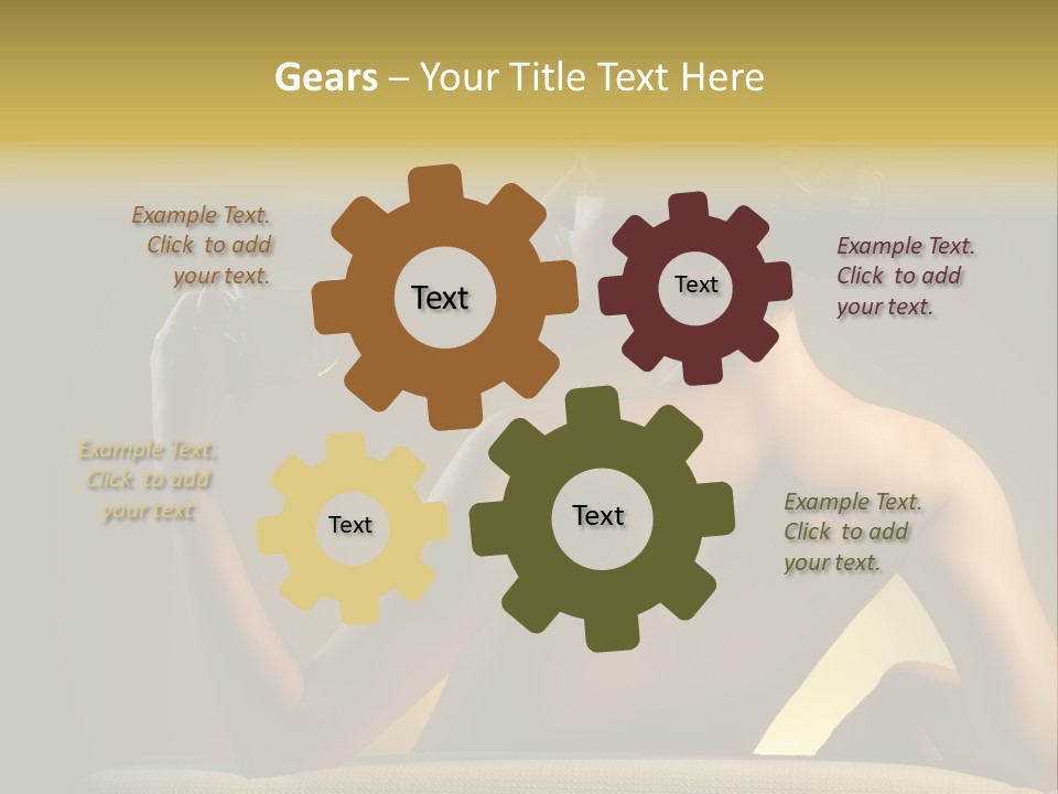 Person Drink Face PowerPoint Template