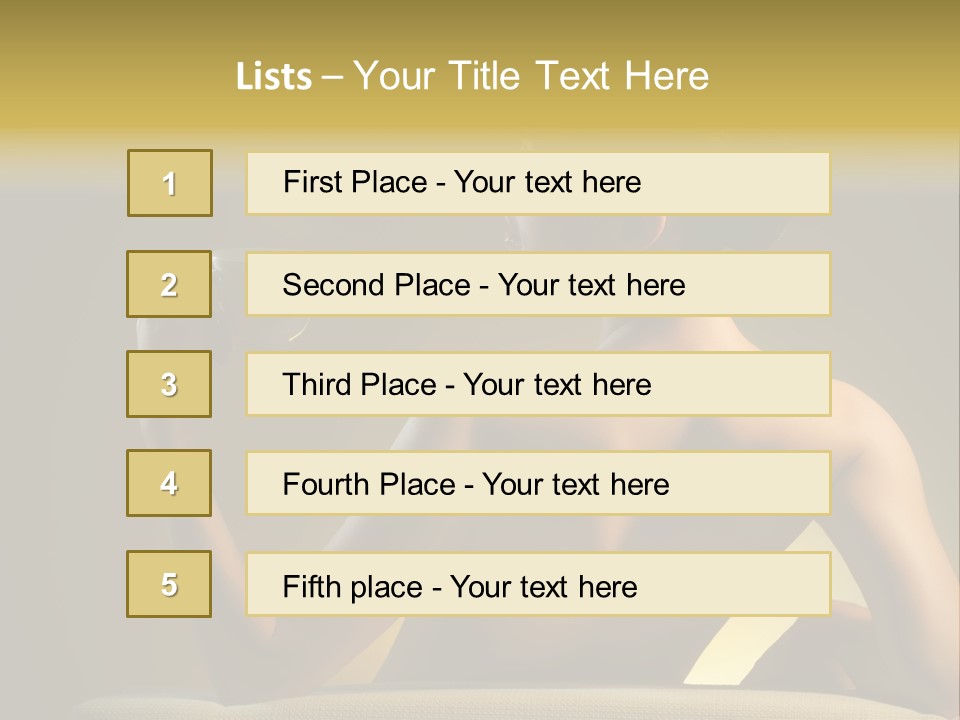Person Drink Face PowerPoint Template