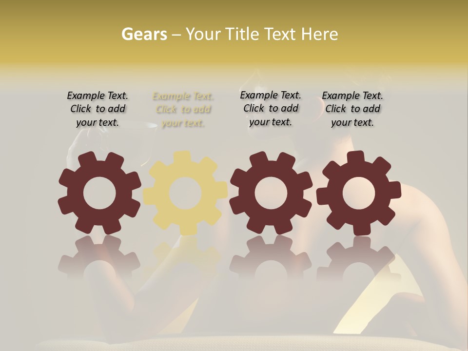 Person Drink Face PowerPoint Template