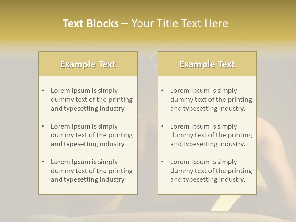 Person Drink Face PowerPoint Template