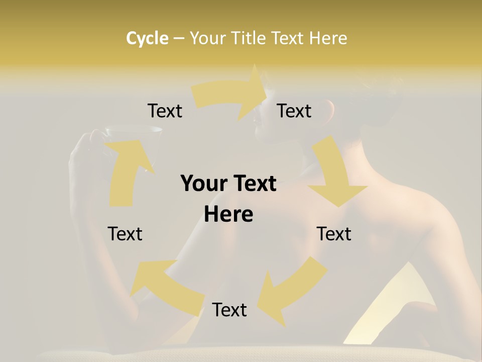 Person Drink Face PowerPoint Template