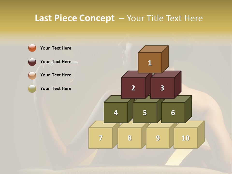 Person Drink Face PowerPoint Template