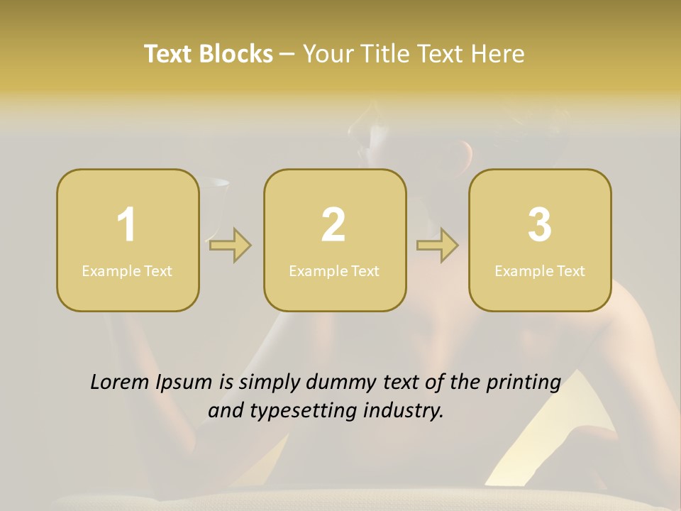 Person Drink Face PowerPoint Template
