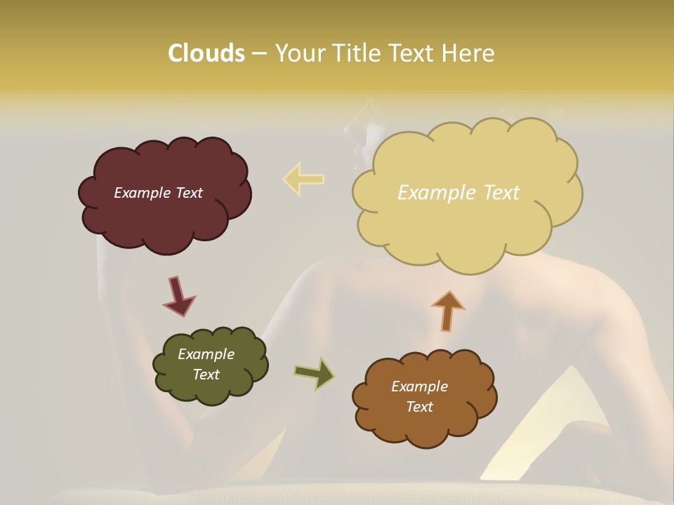Person Drink Face PowerPoint Template
