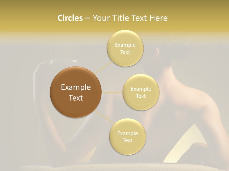 Person Drink Face PowerPoint Template