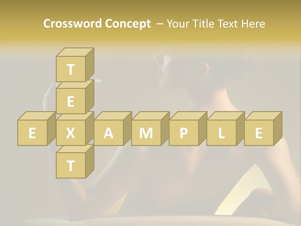 Person Drink Face PowerPoint Template