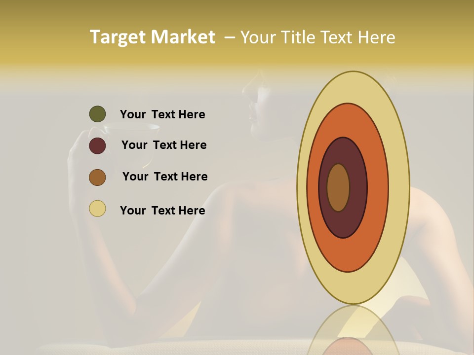 Person Drink Face PowerPoint Template