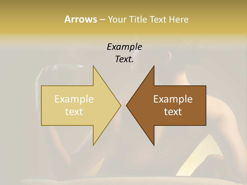Person Drink Face PowerPoint Template