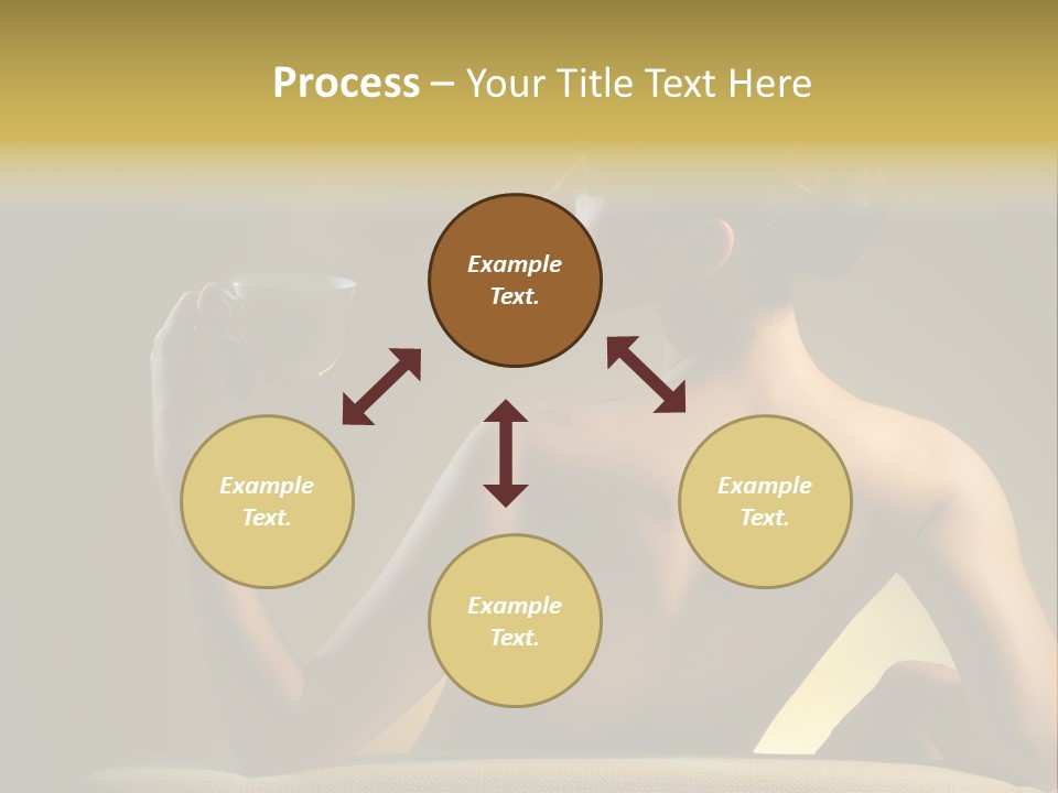 Person Drink Face PowerPoint Template