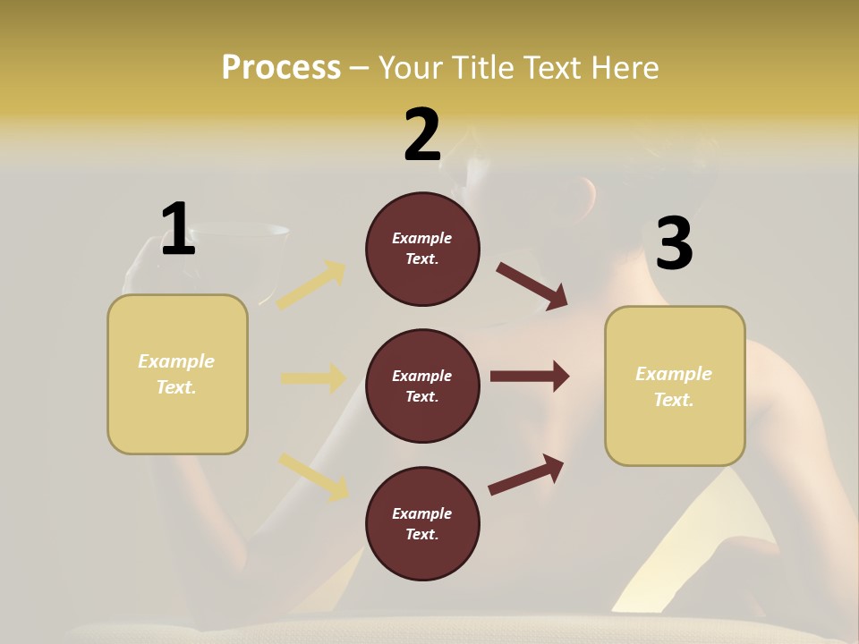 Person Drink Face PowerPoint Template