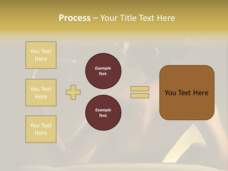 Person Drink Face PowerPoint Template