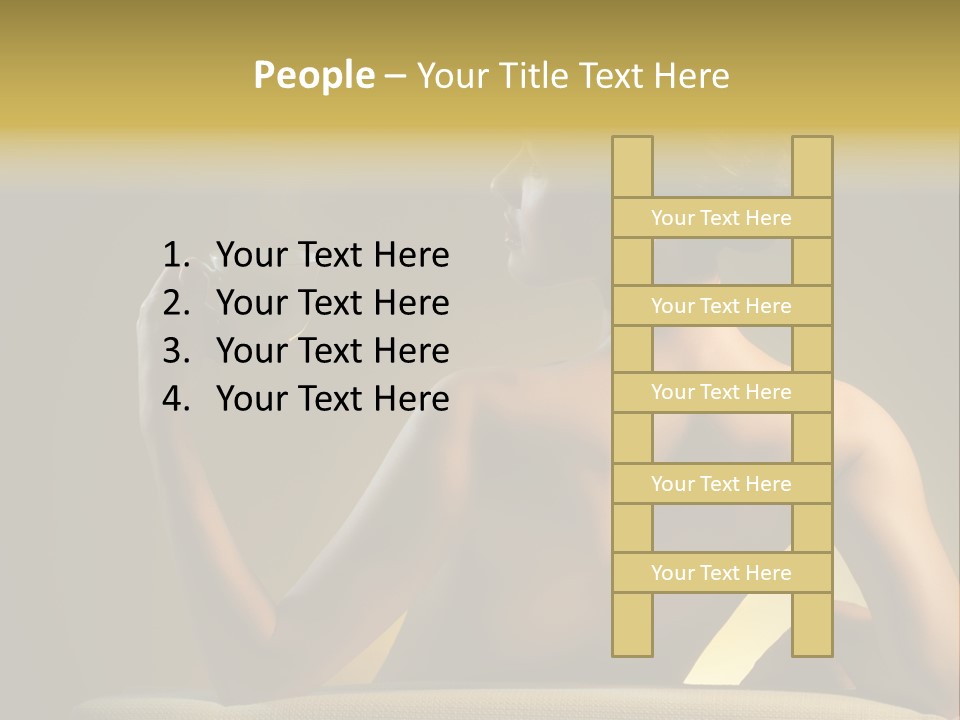 Person Drink Face PowerPoint Template