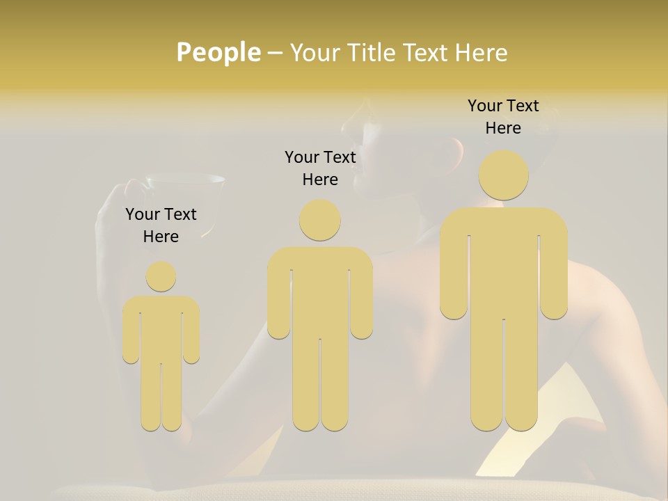 Person Drink Face PowerPoint Template