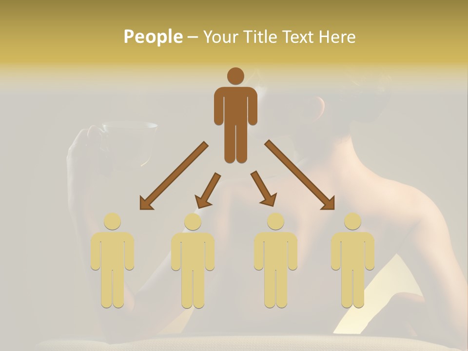 Person Drink Face PowerPoint Template