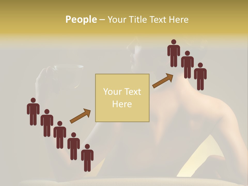 Person Drink Face PowerPoint Template