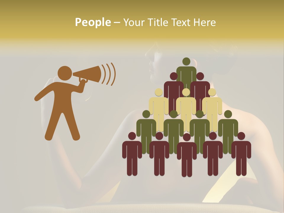 Person Drink Face PowerPoint Template