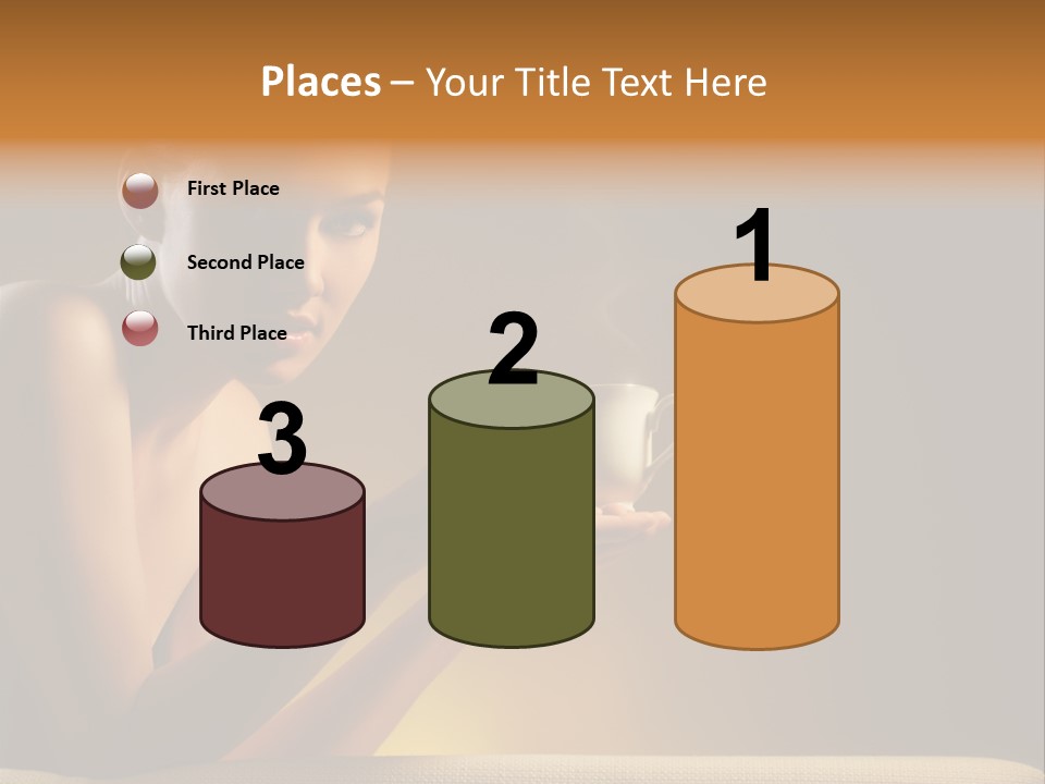 Cup Dark Heat PowerPoint Template