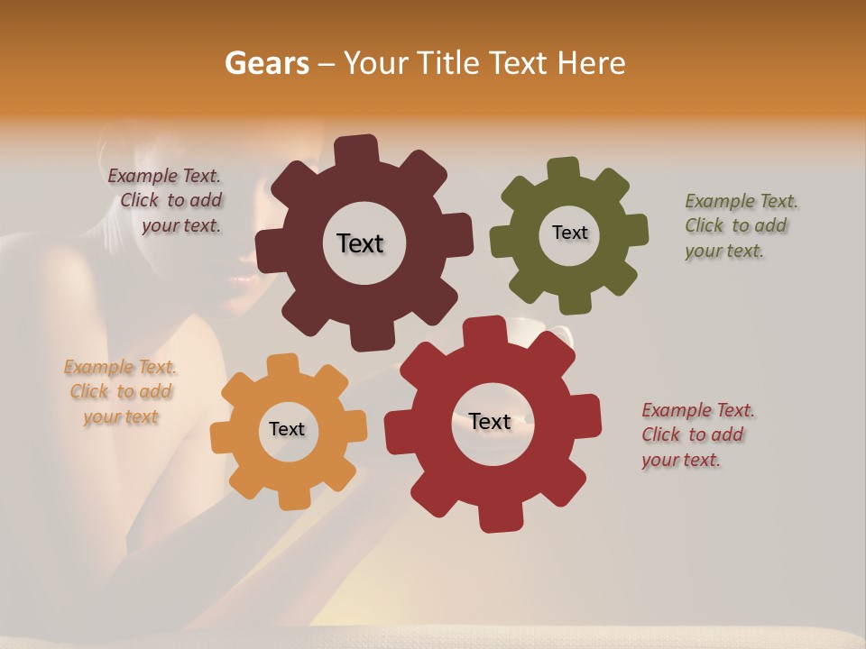 Cup Dark Heat PowerPoint Template