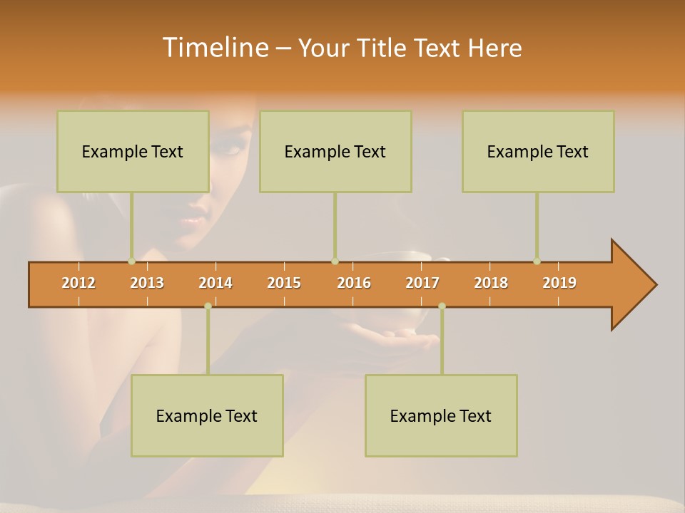 Cup Dark Heat PowerPoint Template