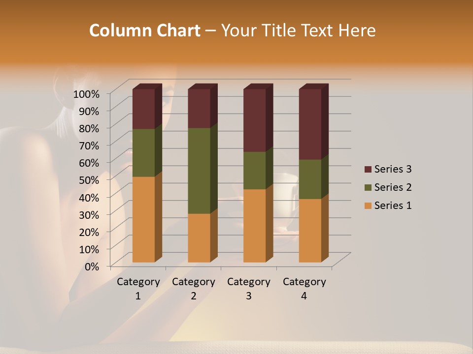 Cup Dark Heat PowerPoint Template
