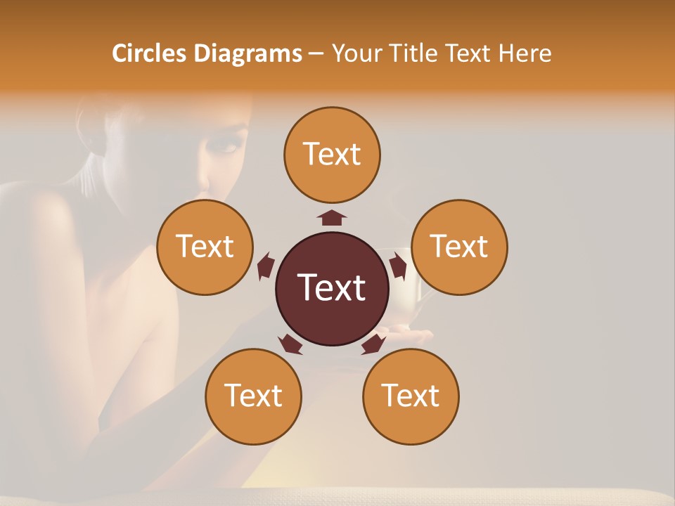 Cup Dark Heat PowerPoint Template