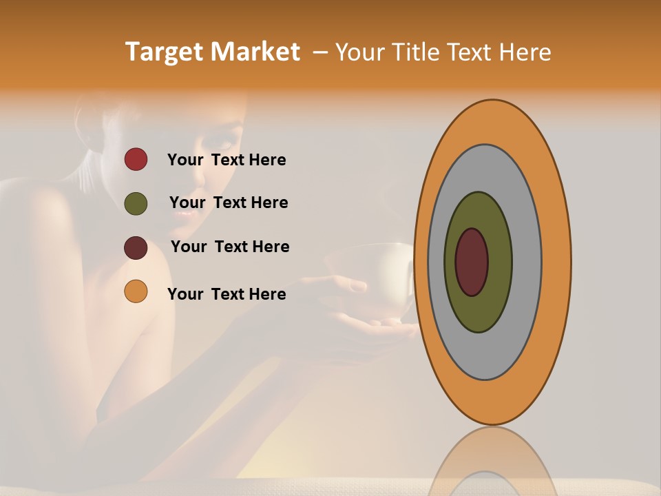 Cup Dark Heat PowerPoint Template