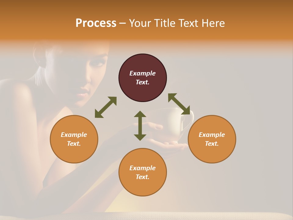 Cup Dark Heat PowerPoint Template