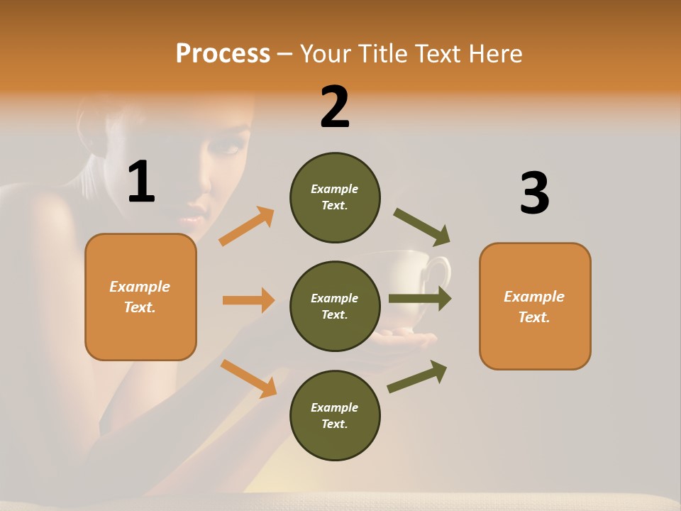 Cup Dark Heat PowerPoint Template