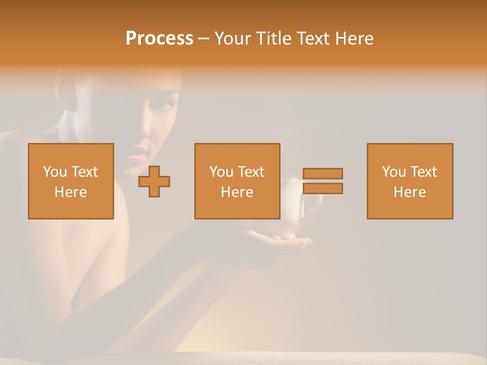 Cup Dark Heat PowerPoint Template