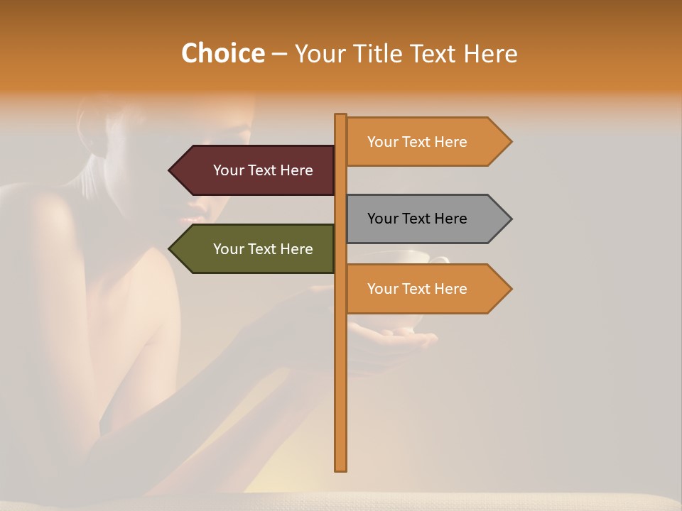 Cup Dark Heat PowerPoint Template