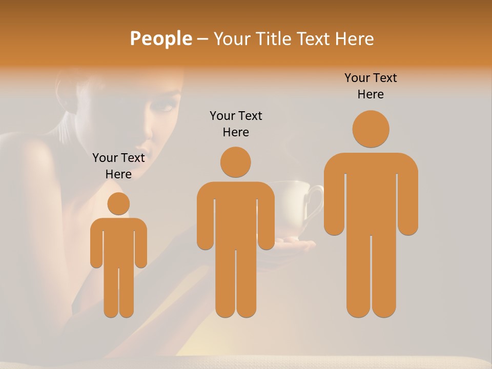 Cup Dark Heat PowerPoint Template