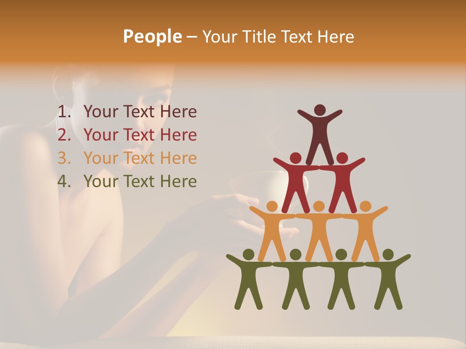 Cup Dark Heat PowerPoint Template