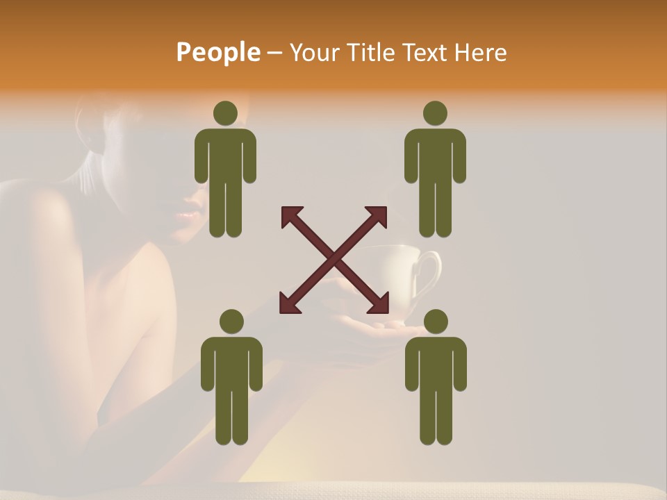 Cup Dark Heat PowerPoint Template