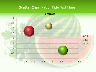 Watermelon Slice Section PowerPoint Template