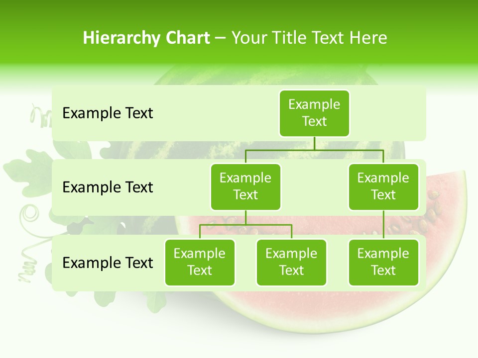 Watermelon Slice Section PowerPoint Template
