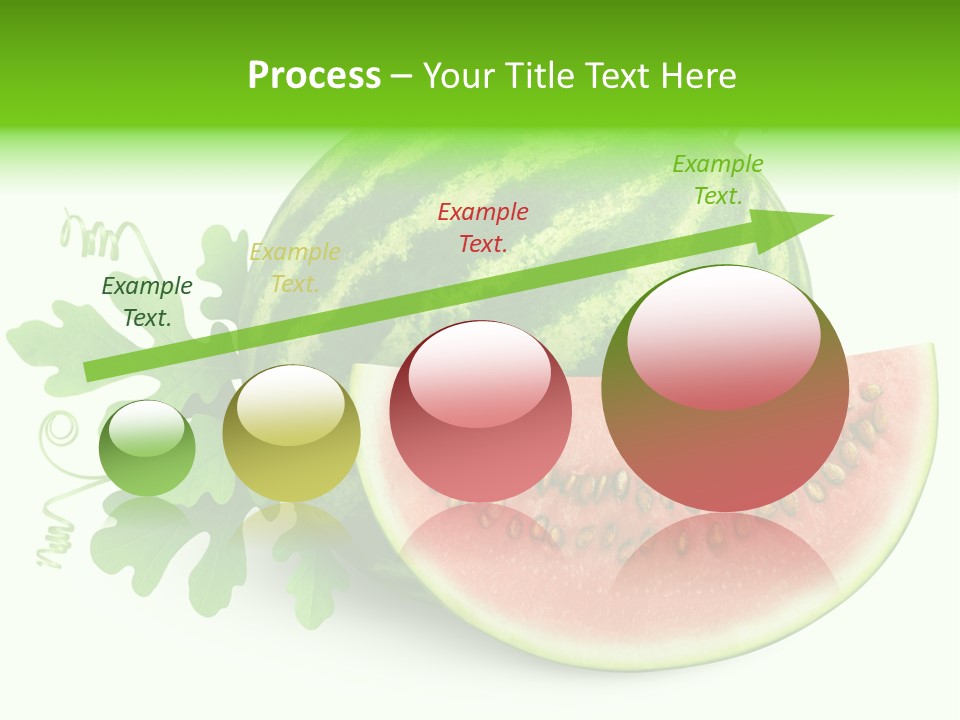 Watermelon Slice Section PowerPoint Template