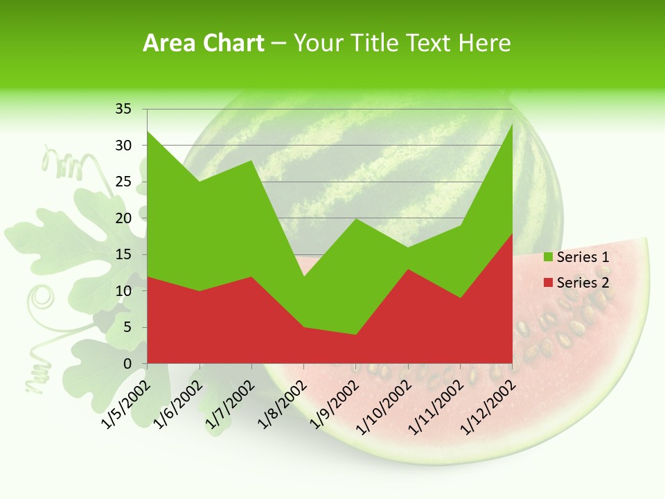 Watermelon Slice Section PowerPoint Template