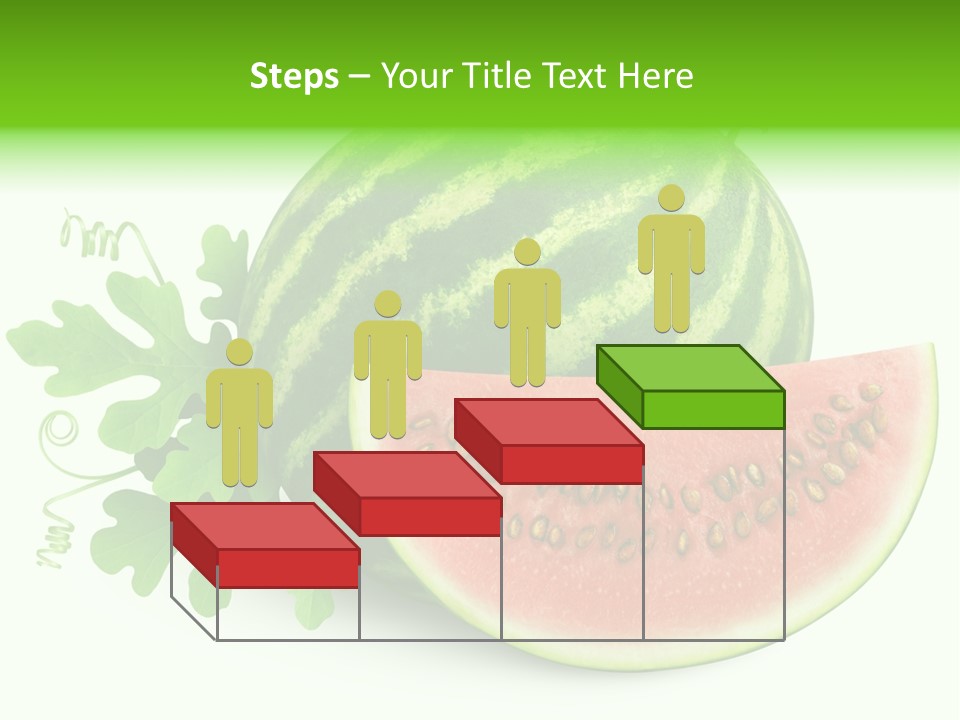 Watermelon Slice Section PowerPoint Template