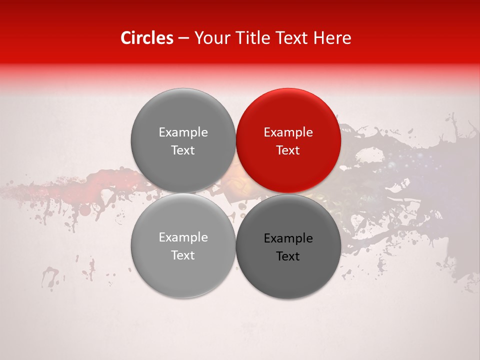 Artistic Effect Water PowerPoint Template