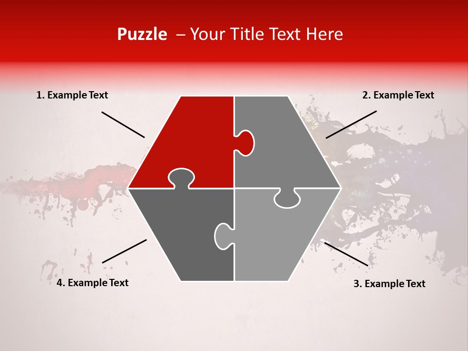 Artistic Effect Water PowerPoint Template