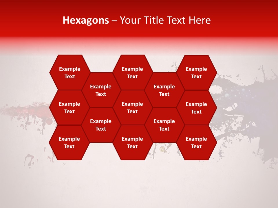 Artistic Effect Water PowerPoint Template