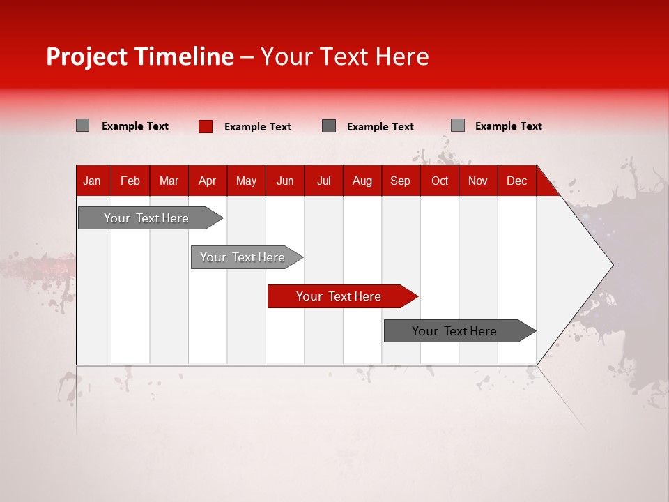 Artistic Effect Water PowerPoint Template