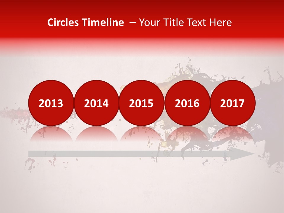 Artistic Effect Water PowerPoint Template