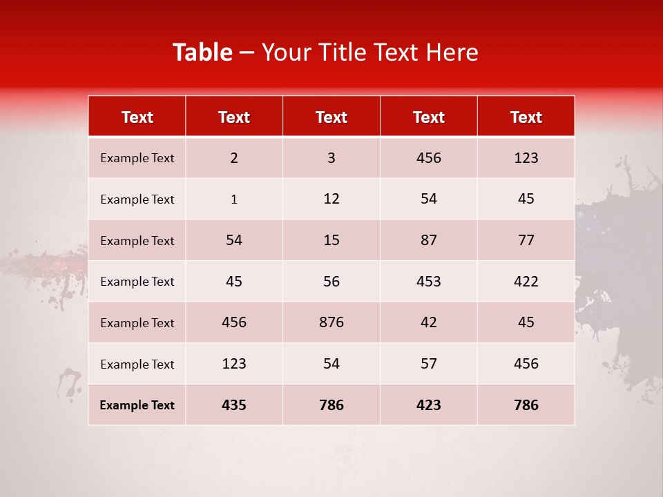 Artistic Effect Water PowerPoint Template