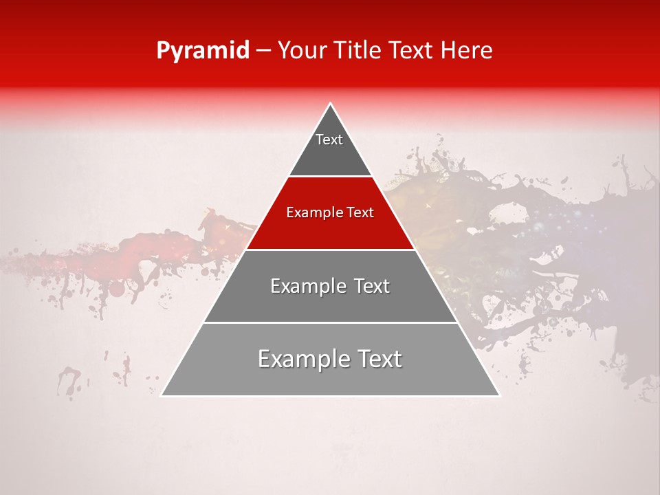 Artistic Effect Water PowerPoint Template