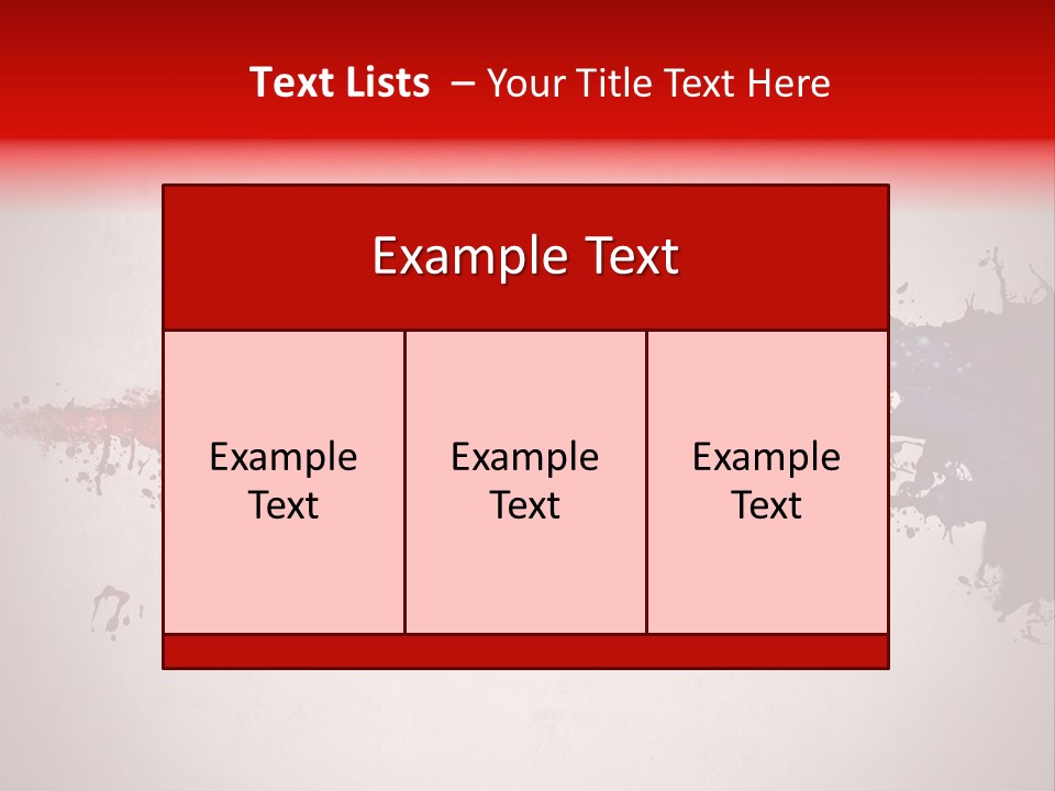 Artistic Effect Water PowerPoint Template