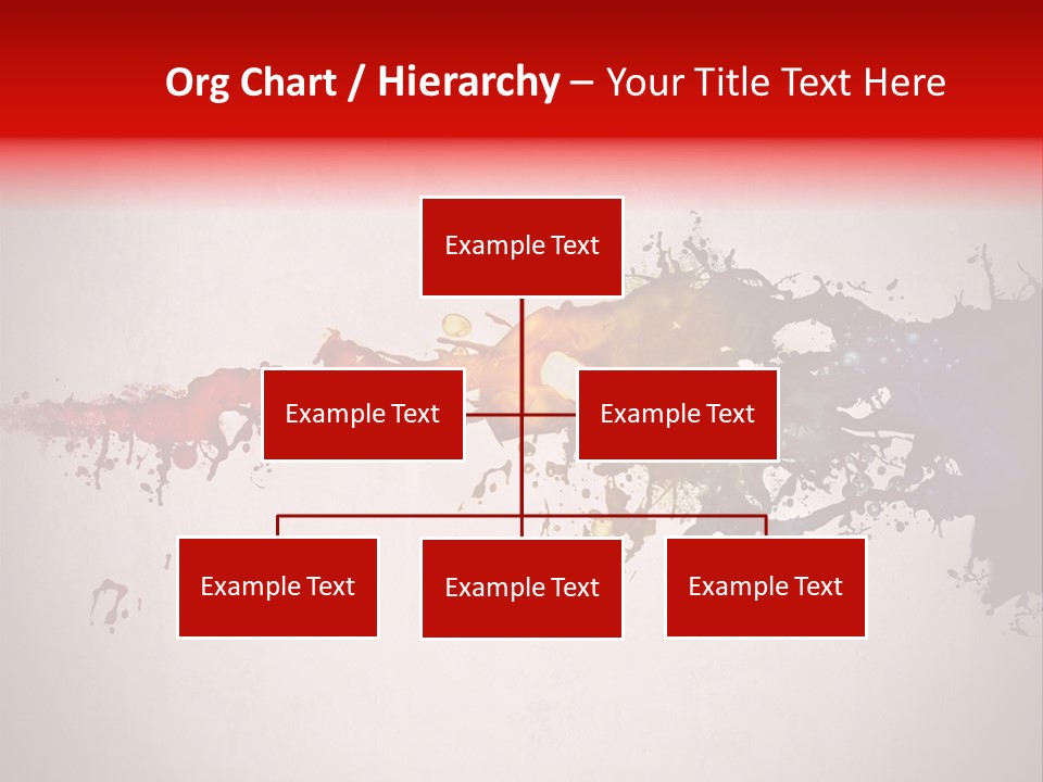 Artistic Effect Water PowerPoint Template